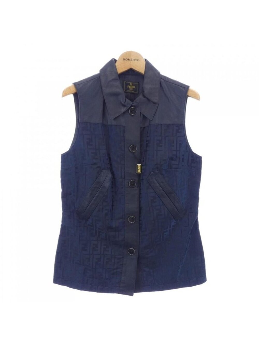 Fendi Vintage Vest Navy